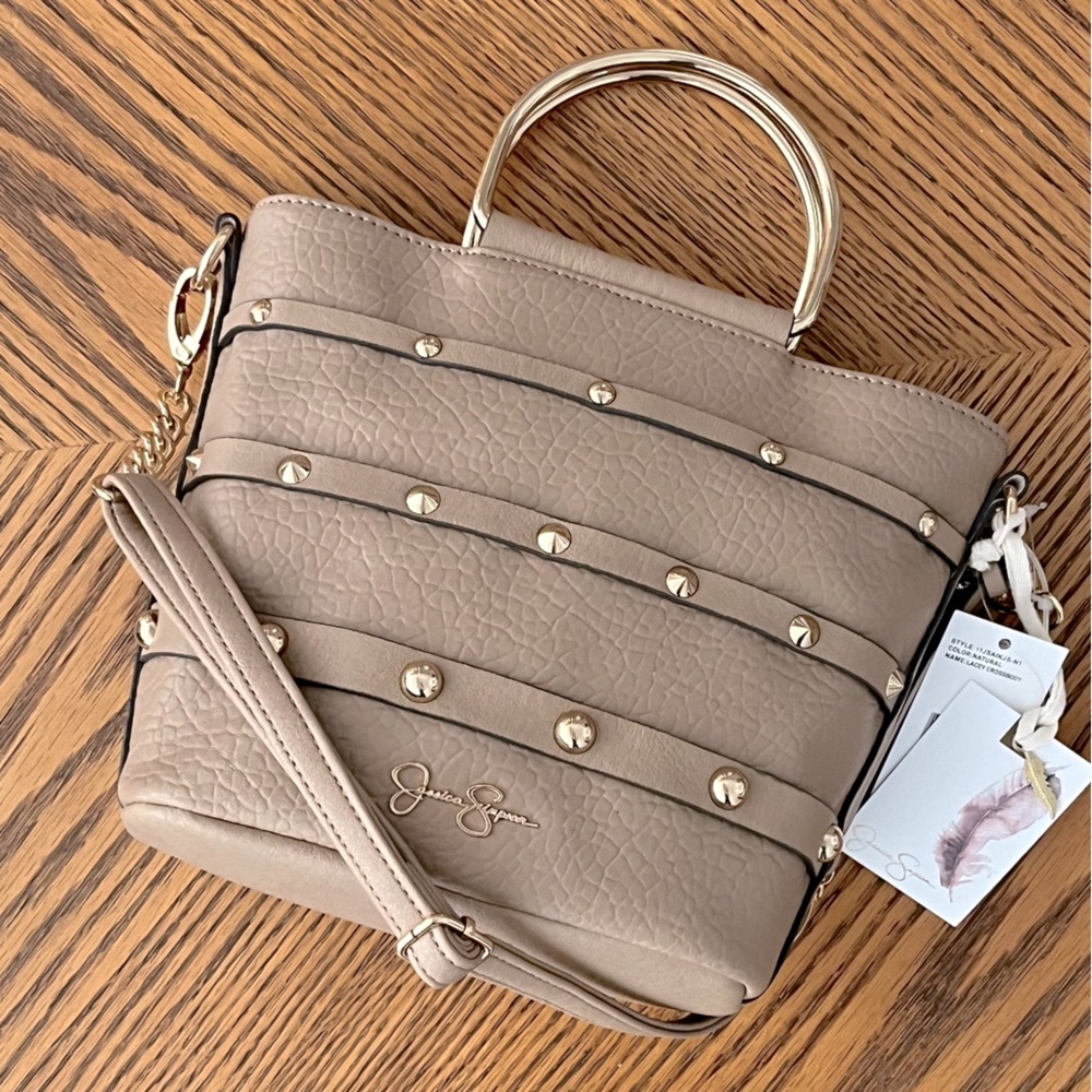 Jessica Simpson Lacey Crossbody Bag - Natural